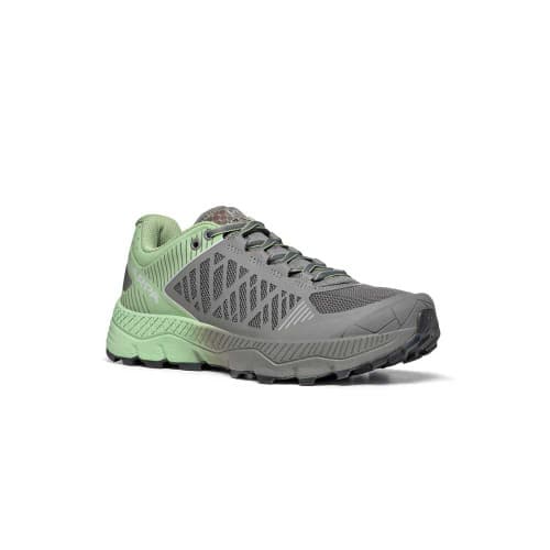 Scarpa Women's Spin Ultra Running Shoe - Shark/Mineral Green