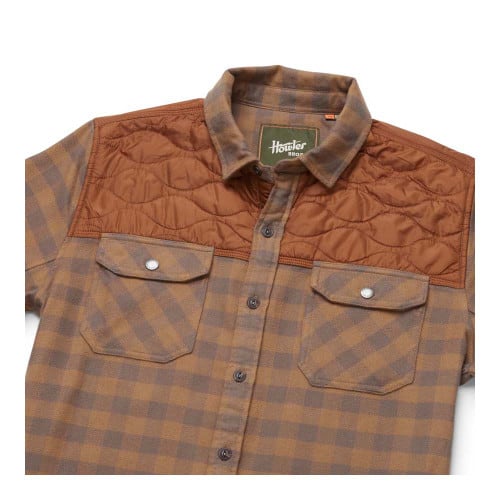 Howler Brothers Quintana Quilted Flannel - Tannin