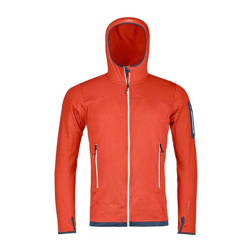 Merino Fleece Light Hoody - Crazy Orange