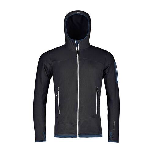 Merino  Fleece Light Hoody - Black Raven