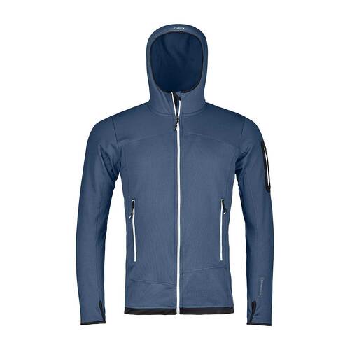 Merino Fleece Light Hoody - Night Blue