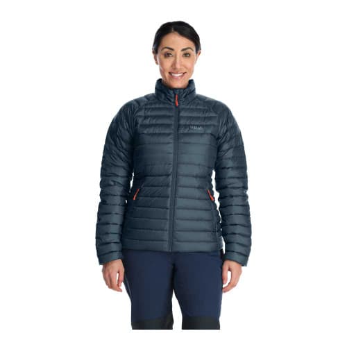 Women's Microlight Down Jacket - Orion Blue - Front