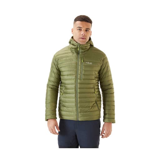 Microlight Alpine Men's Down Jacket - Chlorite Green - Front