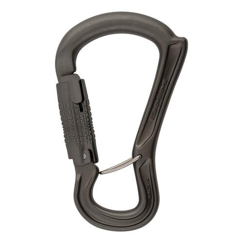 Ceros Carabiner - Locksafe, Matte Grey