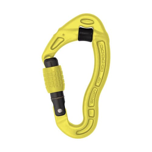 Revolver Locking Carabiner - Lime Screwgate