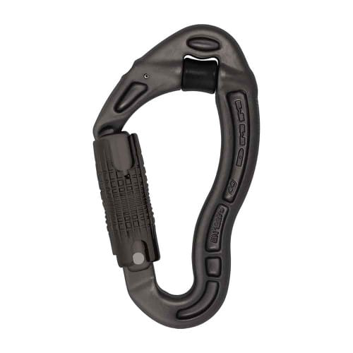 Revolver Locking Carabiner - Locksafe, Matte Grey
