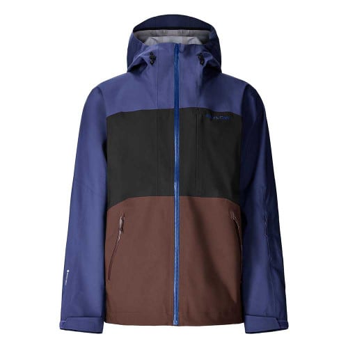 Flylow Malone Ski Jacket - Blue/Black/Brew