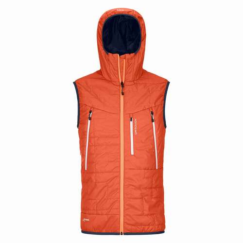 Piz Boe Hooded Vest - Desert Orange