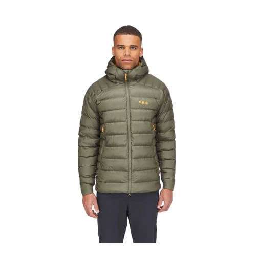 Rab Electron Pro - Light Khaki -Model Front