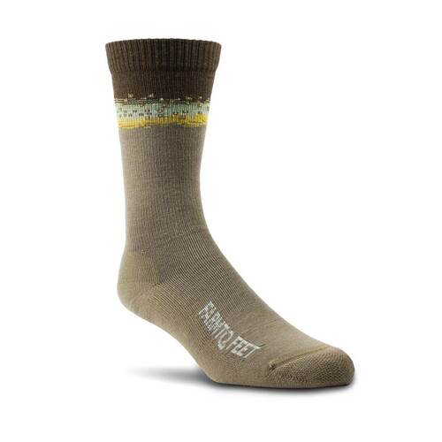 Farm To Feet Missoula Crew Socks - Brown Trout