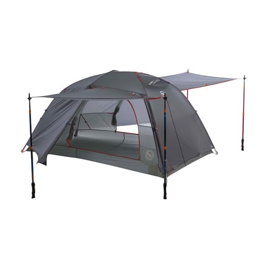 Big Agnes Copper Spur HV UL3 Bikepack Tent - Awning Setup (Hiking Poles Not Included)