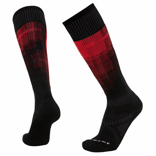 Le Bent Pixel Light Sock - Red Storm