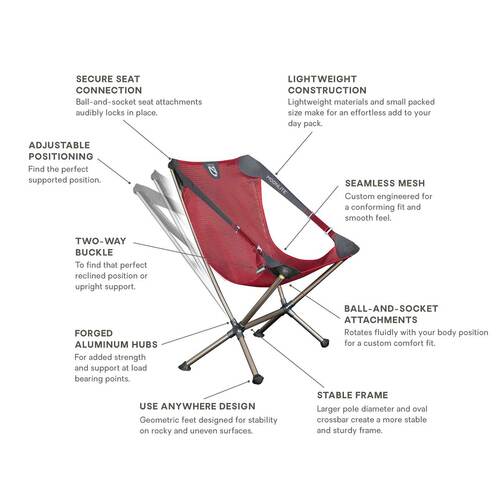 NEMO Moonlite Reclining Chair - Details