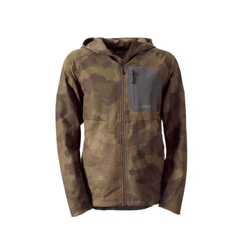 Orvis Pro LT Softshell Hoody - Hood Down