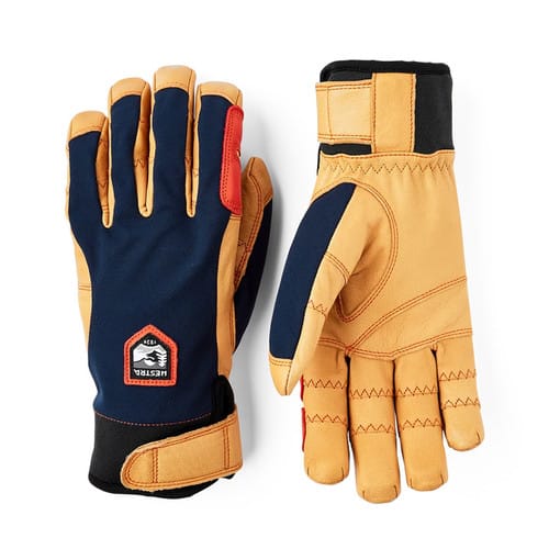 Hestra Ergo Grip Active Ski Glove - Navy/Natural Brown