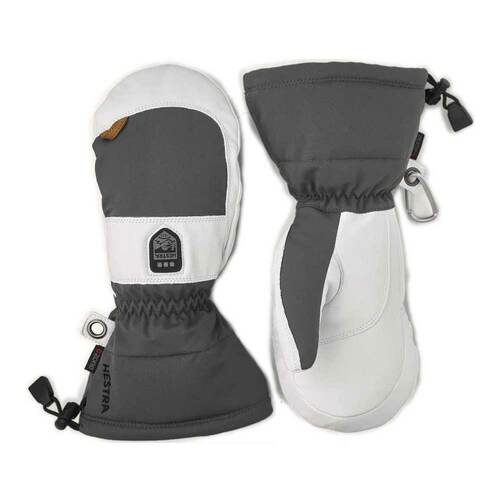 Hestra Power Heater Gauntlet Mitts - Grey/White