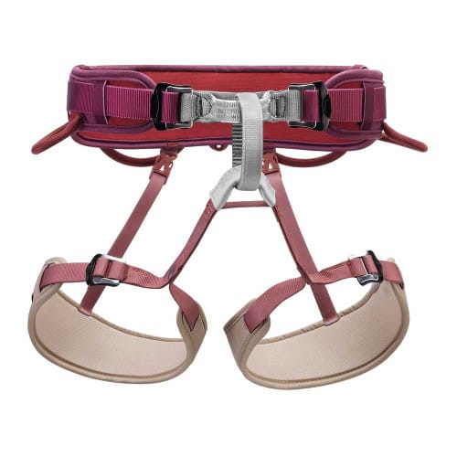 Petzl CORAX Climbing Harness - Dark Red