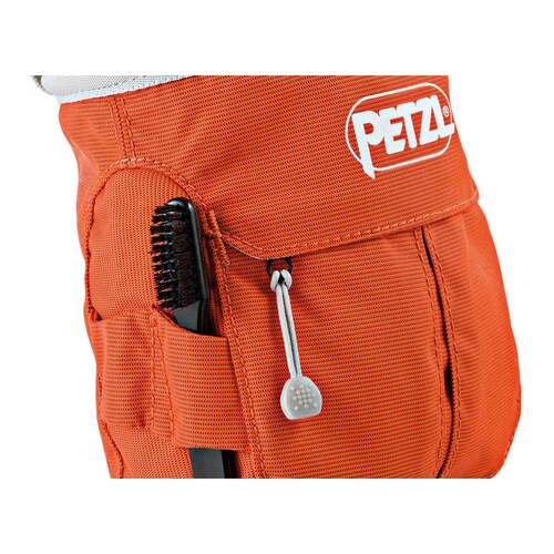 Petzl SAKAPOCHE Chalk Bag - Zippered Pocket (Brush Sold Separately)