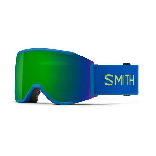 Smith Squad MAG Goggles - Electric Blue || ChromaPop Sun Green Mirror