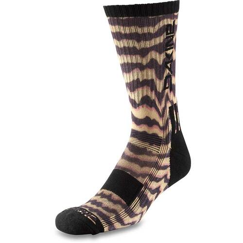 Dakine Step Up Sock - Ochre Stripe/Port