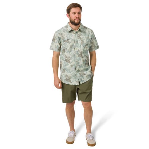 Wild Child Button Up Shirt - Front View on Model