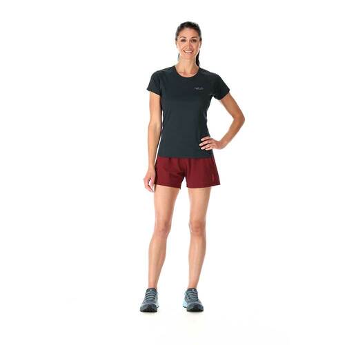 Rab Women's Momentum Shorts - On Model