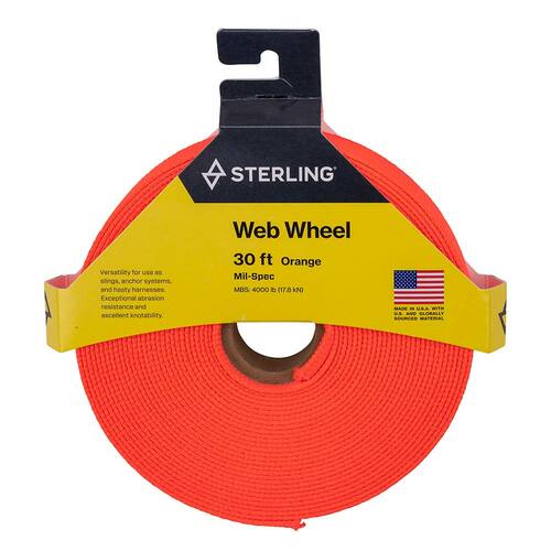 Sterling 1" Tubular Nylon Mil Spec Wheel - Orange