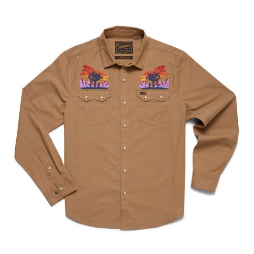Howler Brothers Crosscut Deluxe Longsleeve - Yuccas : Driftwood
