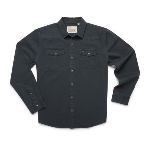 Howler Brothers Sawdust Work Shirt - Crow Black