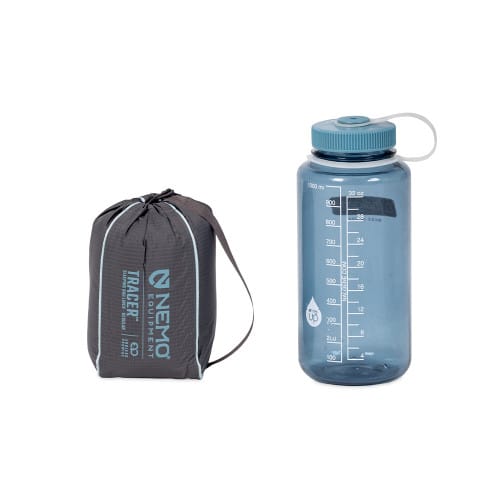 NEMO Tracer Sleeping Bag Liner - Packed Size Comparison