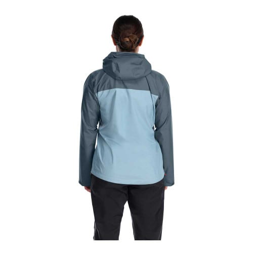 Women's Downpour Eco Jacket - Orion Blue/Citadel - Back