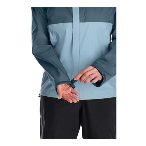 Women's Downpour Eco Jacket - Orion Blue/Citadel - Cuffs