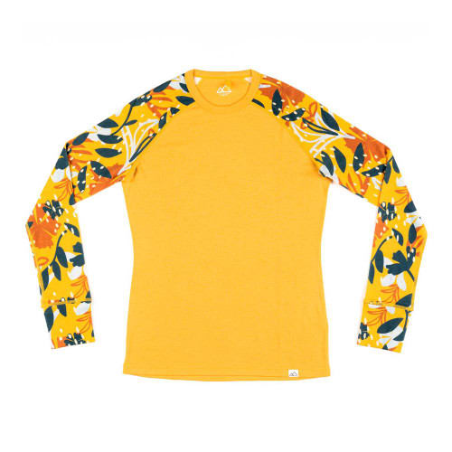 Wild Rye Evie Raglan - Chonky Floral Golden Yellow