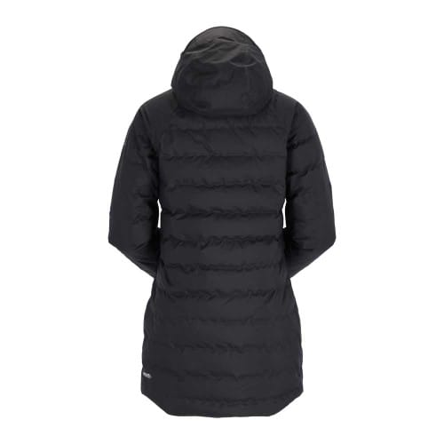 Rab Women's Valiance Waterproof Down Parka - Black - Back