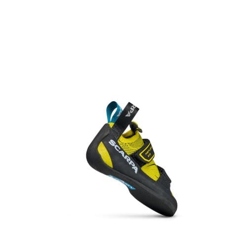 SCARPA Kids' Reflex Climbing Shoe - Yellow/Black - Side