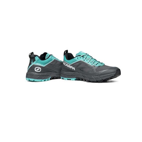 SCARPA Women's Rapid GTX Approach Shoe - Anthracite/Turquoise - Pair