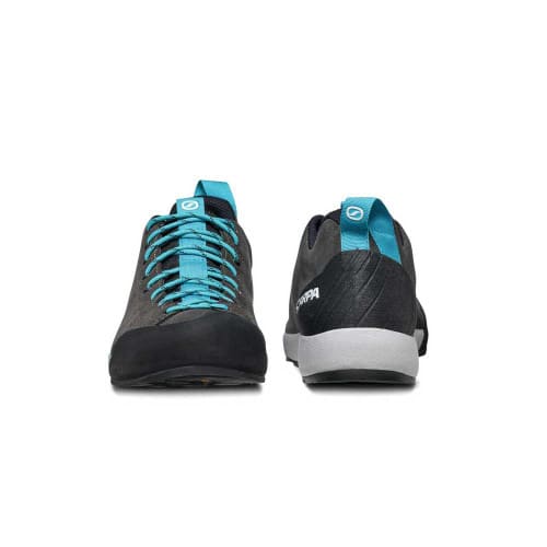 SCARPA Men's Gecko Approach Shoe - Shark/Azure - Front/Back