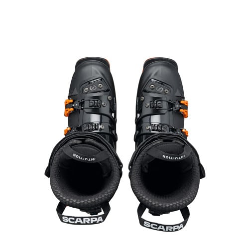 SCARPA Men's 4-Quattro SL Ski Boot - Black/Orange - Top