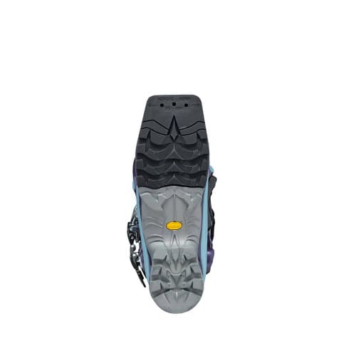 SCARPA Women's T2 Eco Telemark Ski Boot - Bourgogne/Polar Blue - Sole