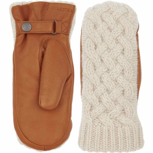 Hestra Ragnhild Mittens - White/Cork