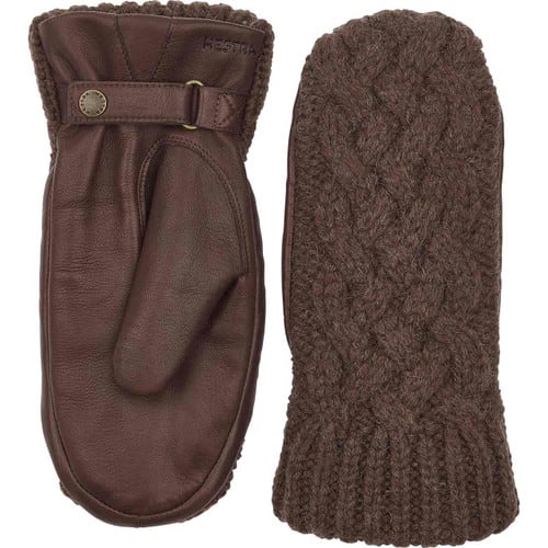 Hestra Ragnhild Mittens - Brown