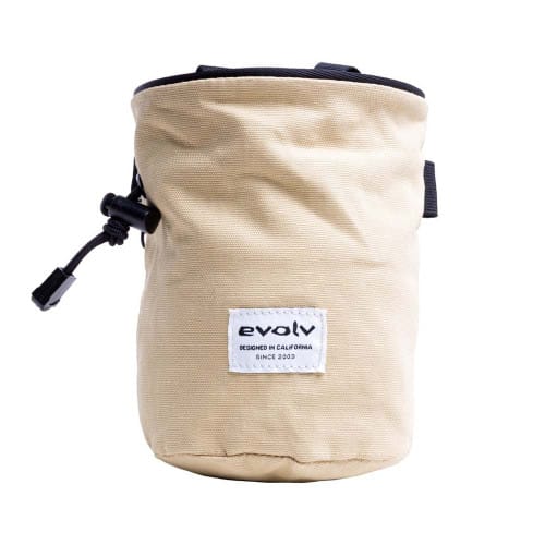 Evolv Canvas Climbing Chalk Bag - Tan