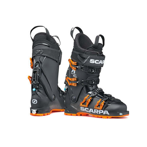 SCARPA Men's 4-Quattro SL Ski Boot - Black/Orange - Pair