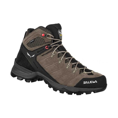 Salewa Women's Alp Mate Mid Waterproof Shoe - Brindle/Oatmeal