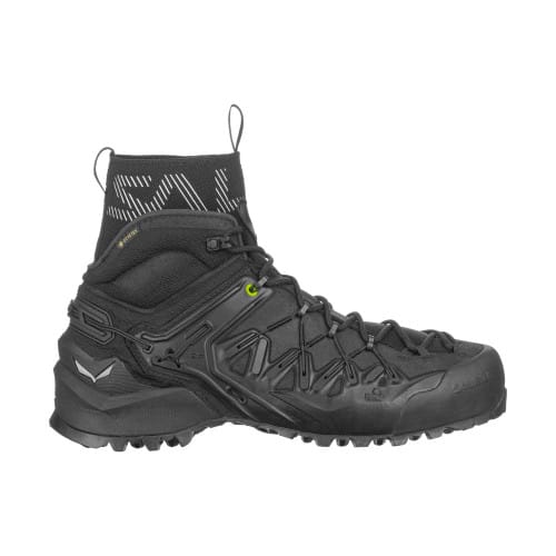 Salewa Men's Wildfire Edge Mid GTX Hiking Boot - Black/Black - Side