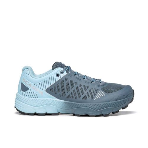 Scarpa Women's Spin Ultra Running Shoe - Iron Grey/Sky