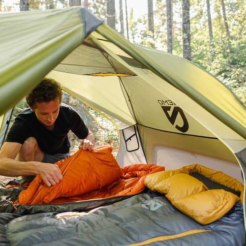 NEMO Disco Endless Promise 15 Down Sleeping Bag - Men's - Lifestyle Image
