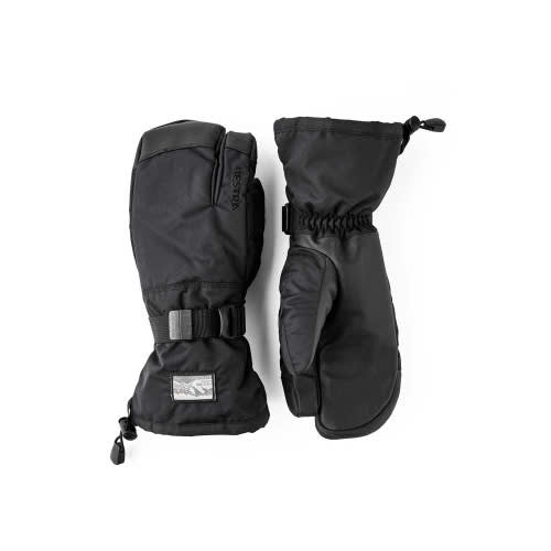 Gauntlet Sr. 3 Finger Glove - Black/Black