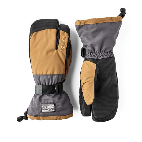 Gauntlet Sr. 3 Finger Glove - Dark Sand/Graphite