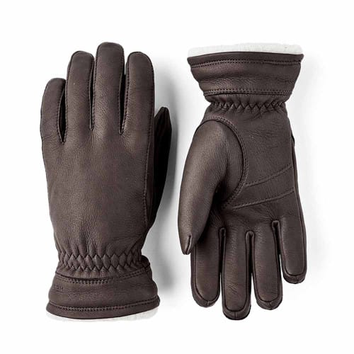 Buvika Deerskin Glove - Dark Brown